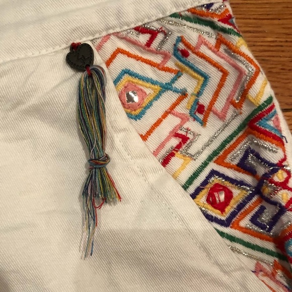BoHo J&L Cotton Beach Shorts Women’s Small 💮 - Picture 3 of 7